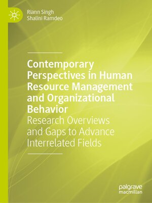 cover image of Contemporary Perspectives in Human Resource Management and Organizational Behavior